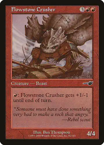 Flowstone Crusher - nem Spoiler