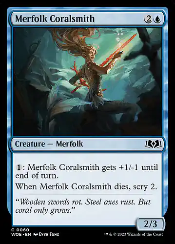 Merfolk Coralsmith - woe Spoiler