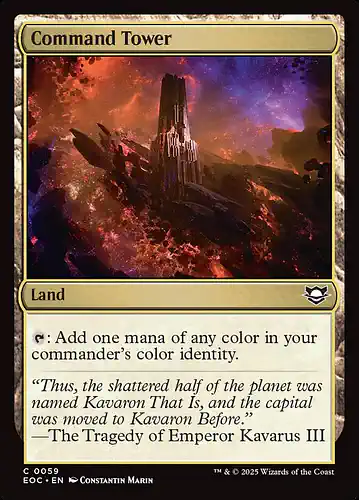 Command Tower - eoc Spoiler