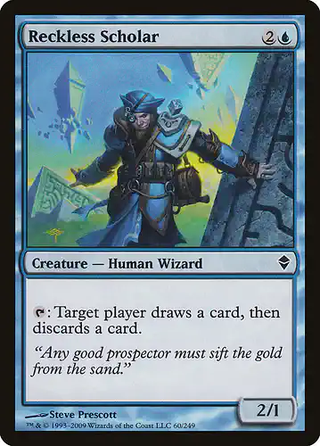 Reckless Scholar - zen Spoiler