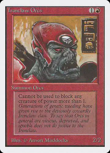 Ironclaw Orcs - 2ed Spoiler