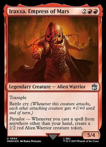 Iraxxa, Empress of Mars - who Spoiler