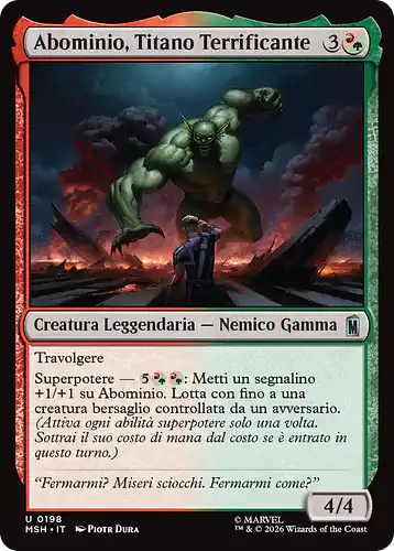 Abomination, Terrifying Titan - msh Spoiler