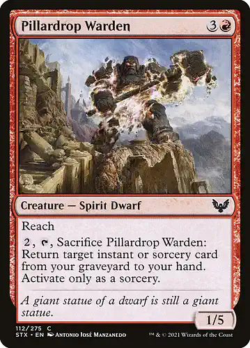 Pillardrop Warden - stx Spoiler
