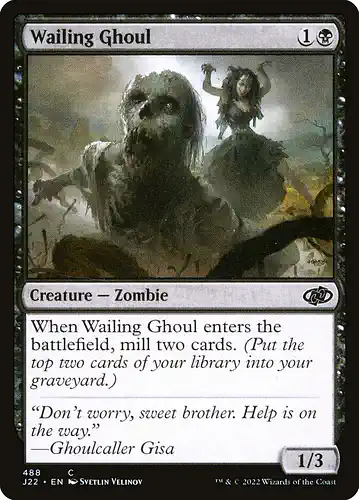 Wailing Ghoul - j22 Spoiler