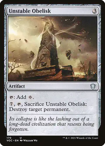 Unstable Obelisk - voc Spoiler