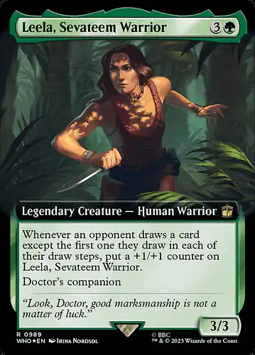 Leela, Sevateem Warrior - who Spoiler