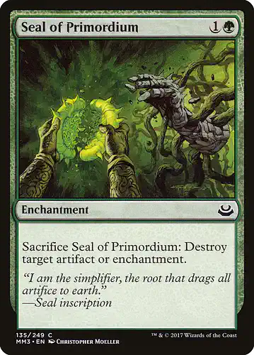 Seal of Primordium - mm3 Spoiler