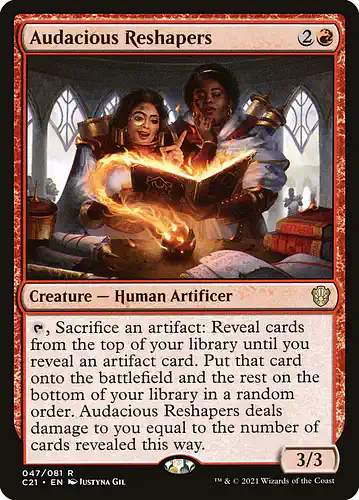 Audacious Reshapers - c21 Spoiler