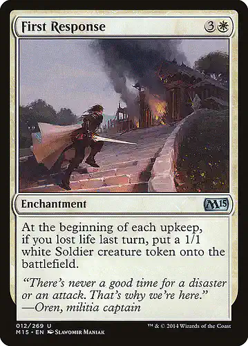 First Response - m15 Spoiler