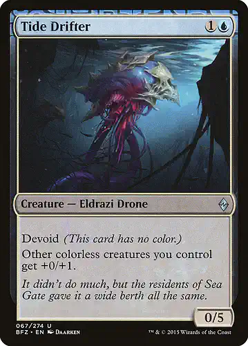 Tide Drifter - bfz Spoiler