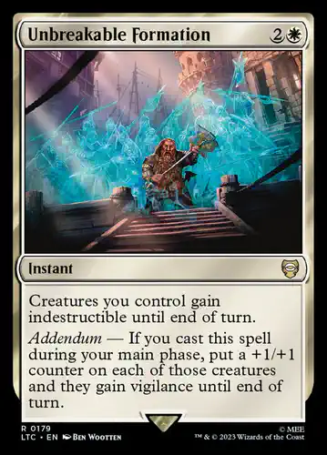 Unbreakable Formation - ltc Spoiler