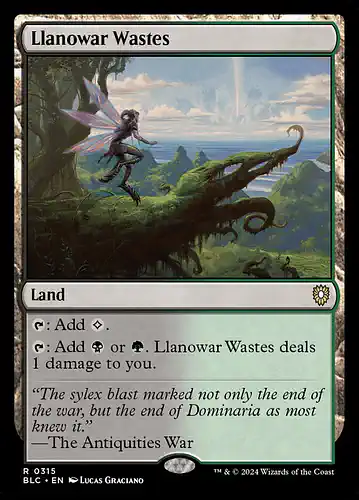 Llanowar Wastes - blc Spoiler