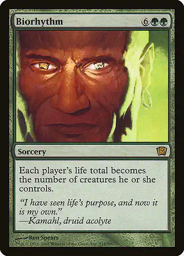 Biorhythm - 9ed Spoiler