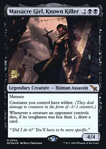 Massacre Girl, Known Killer - mkm Spoiler