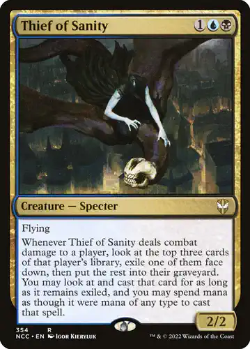 Thief of Sanity - ncc Spoiler