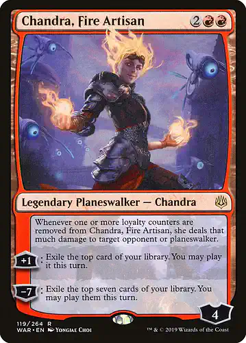 Chandra, Fire Artisan - war Spoiler