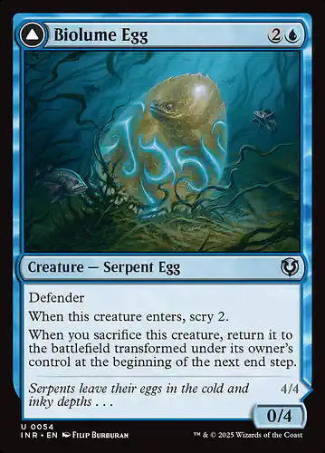 Biolume Egg - inr Spoiler