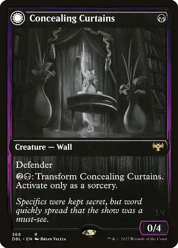 Concealing Curtains - dbl Spoiler