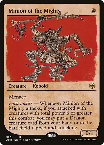 Minion of the Mighty - afr Spoiler
