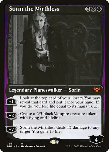 Sorin the Mirthless - dbl Spoiler
