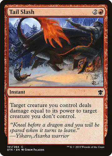Tail Slash - dtk Spoiler