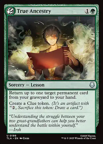True Ancestry - tla Spoiler