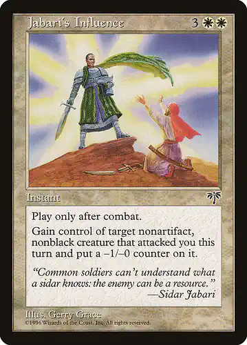 Jabari's Influence - mir Spoiler