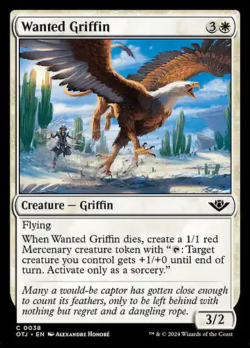 Wanted Griffin - otj Spoiler