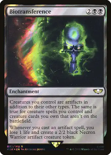 Biotransference - 40k Spoiler