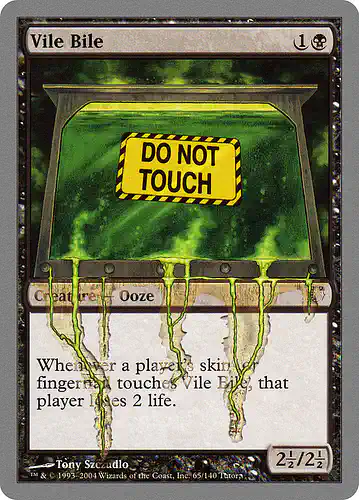 Vile Bile - unh Spoiler