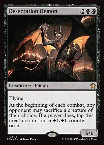 Desecration Demon - fdn Spoiler