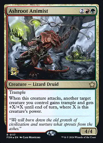 Ashroot Animist - fdn Spoiler