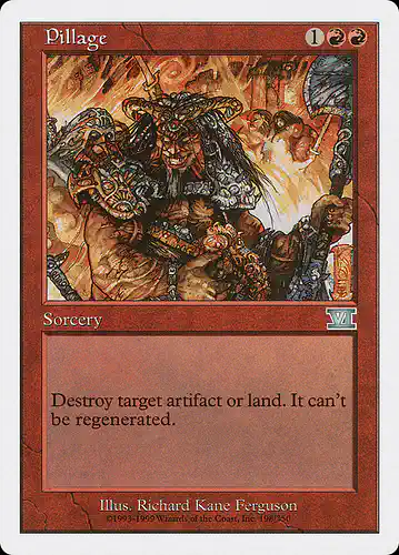 Pillage - 6ed Spoiler