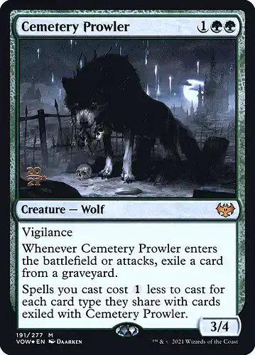 Cemetery Prowler - vow Spoiler