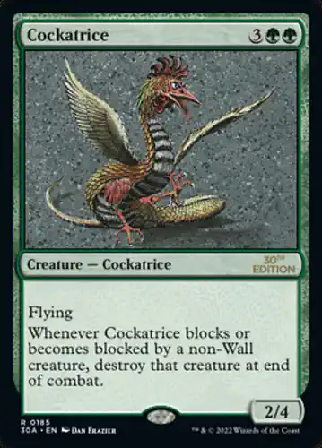Cockatrice - 30a Spoiler