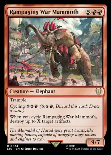 Rampaging War Mammoth - ltc Spoiler
