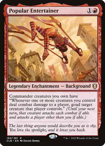 Popular Entertainer - clb Spoiler