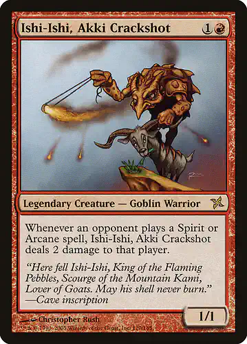 Ishi-Ishi, Akki Crackshot - bok Spoiler