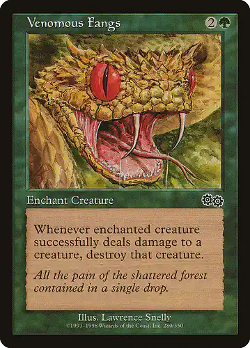 Venomous Fangs - usg Spoiler