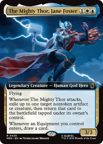 The Mighty Thor, Jane Foster - msh Spoiler