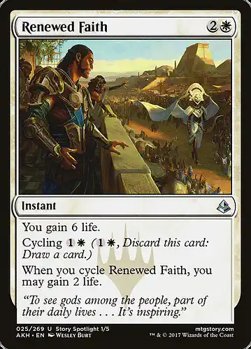 Renewed Faith - akh Spoiler