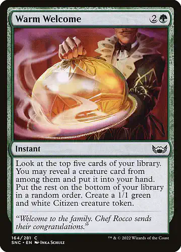 Warm Welcome - snc Spoiler