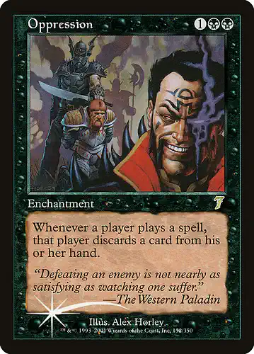 Oppression - 7ed Spoiler