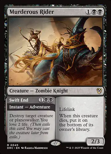 Murderous Rider - drc Spoiler