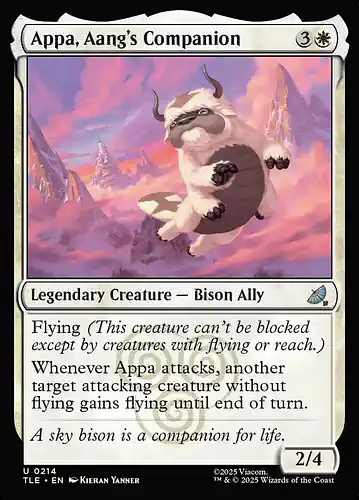 Appa, Aang's Companion - tle Spoiler