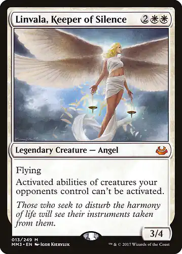 Linvala, Keeper of Silence - mm3 Spoiler
