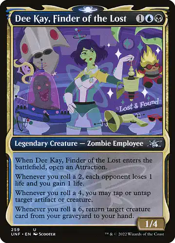 Dee Kay, Finder of the Lost - unf Spoiler