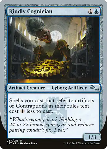 Kindly Cognician - ust Spoiler