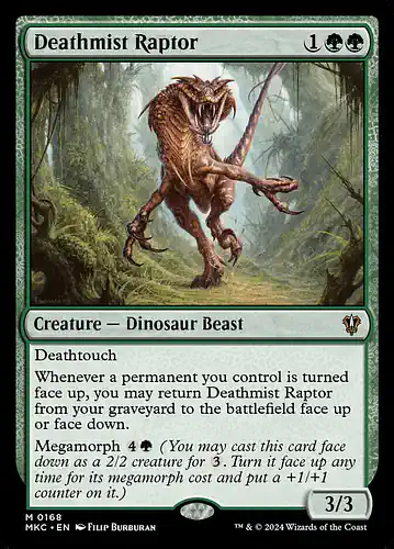 Deathmist Raptor - mkc Spoiler